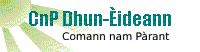 Comann nam Prant 
                      Dhun-ideann's logo