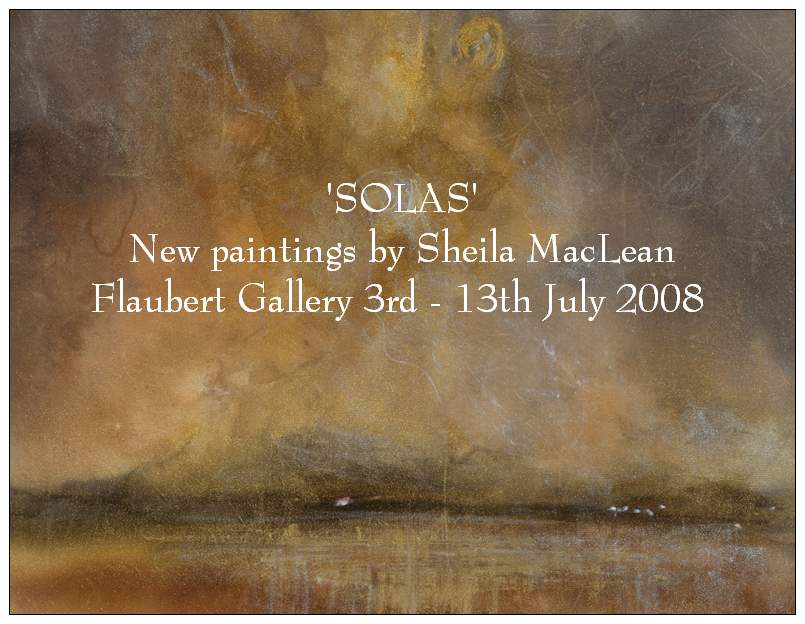 Solas 
                  exhibition invitation