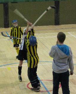 young shinty players