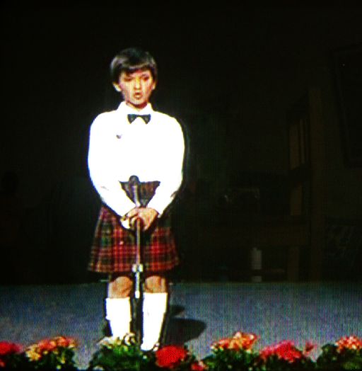 a young national Mod 
                      prizewinner performs